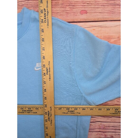 Nike Swoosh Blue Crew Neck Sweatshirt Small - Picture 8 of 8